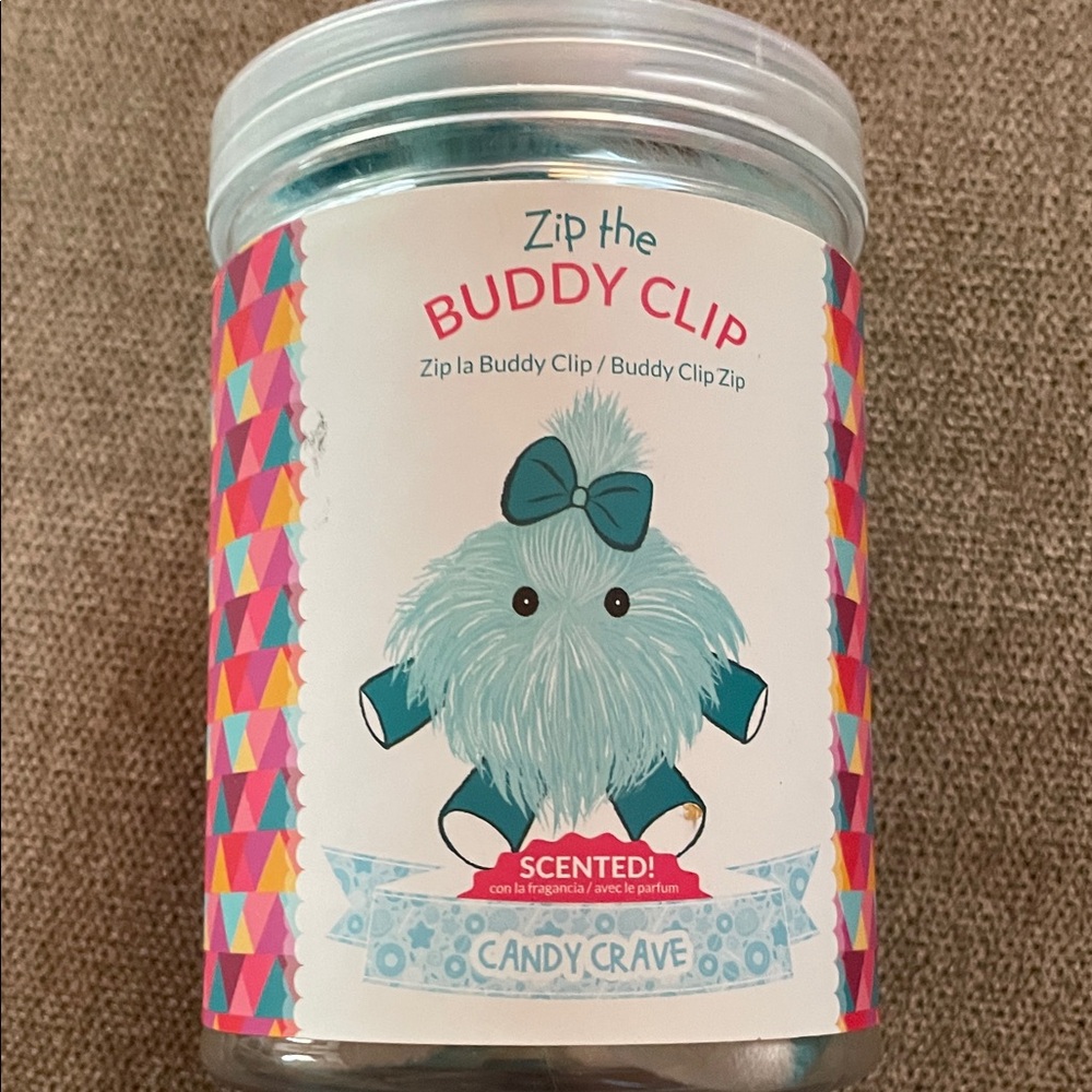 Scentsy Zip the Buddy Clip - Teal and White